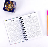 Agenda Semanal 2026 Pocket / Bolsillo -Bullet Journal- Flores arte c110-1