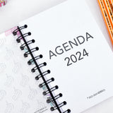 Agenda Semanal 2026 Pocket / Bolsillo -Bullet Journal- Flores arte c110-1