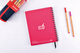Agenda Diaria Pro 2026 boho rosa A370