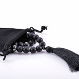 Japa Mala 45 Cuentas Códigos Sagrados Onix / Hematita