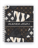 Agenda Diaria Pro 2026 A380 Mosaico Negro A210